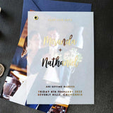 Personalized Vellum Wedding Save the Date - XOXOKristen