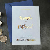 Personalized Vellum Wedding Save the Date - XOXOKristen