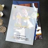 Personalized Vellum Wedding Save the Date - XOXOKristen