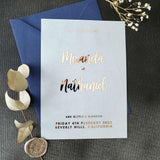 Personalized Vellum Wedding Save the Date - XOXOKristen