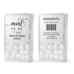 Pink and Mint Tic Tac Wedding Mint to be Stickers - XOXOKristen