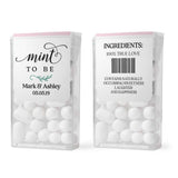 Pink and Mint Tic Tac Wedding Mint to be Stickers - XOXOKristen