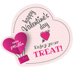 Pink Custom Valentine's Day Stickers - XOXOKristen