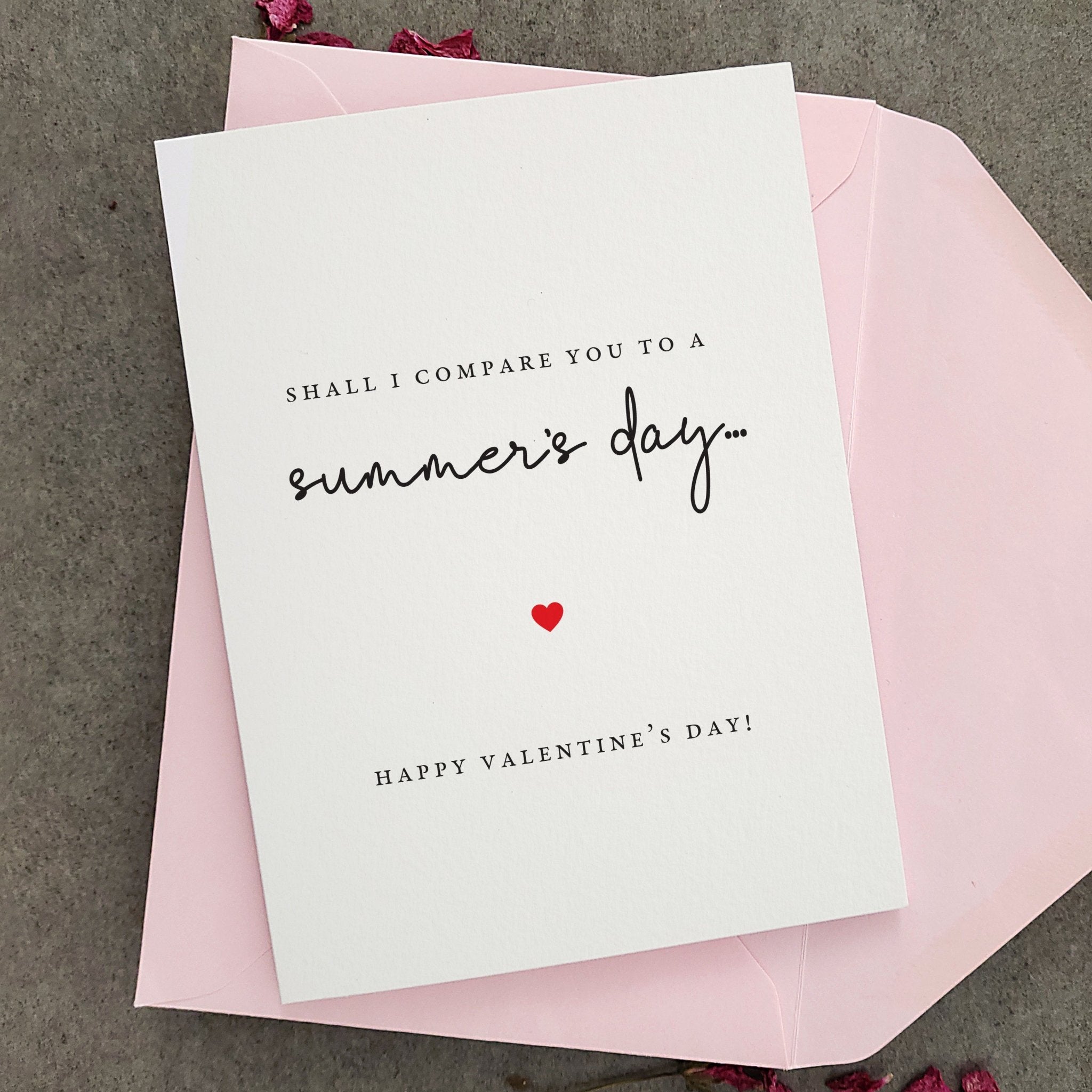 Poetry Happy Valentine’s Day Card - XOXOKristen