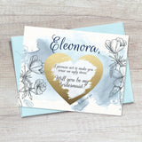 Powder Blue Scratch - off Bridesmaid Proposal Card - XOXOKristen