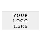 Rectangle 2x1 Inches Clear Foiled Label with Custom Logo - XOXOKristen
