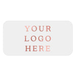 Rectangle 2x1 Inches Clear Foiled Label with Custom Logo - XOXOKristen