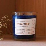 Rectangle Personalized Gold Foiled Candle Label - XOXOKristen