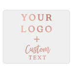 Rectangular Clear Custom Logo + Text Sticker for Branding & Product Labeling - XOXOKristen