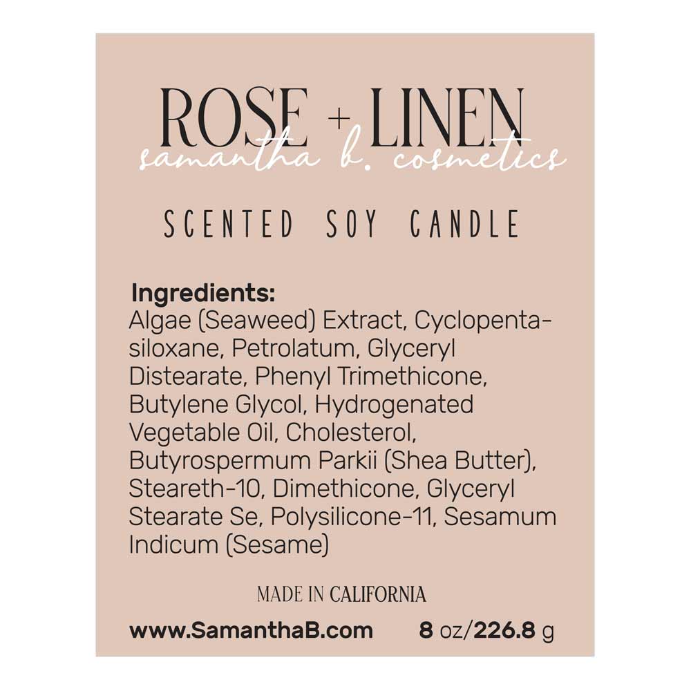 Rectangular Ingredients Sticker for Product Labeling - XOXOKristen