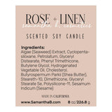 Rectangular Ingredients Sticker for Product Labeling - XOXOKristen