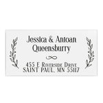 Return Address Label Stickers with Gold Foil - XOXOKristen