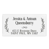 Return Address Label Stickers with Gold Foil - XOXOKristen