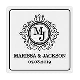 Romantic Frame Clear Wedding Sticker - XOXOKristen