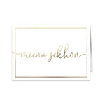 Romantic Gold Name Wedding Table Card - XOXOKristen