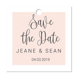 Romantic Save the Date Favor Tags - XOXOKristen