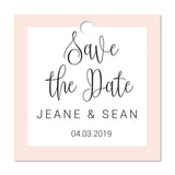 Romantic Save the Date Favor Tags - XOXOKristen