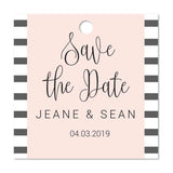 Romantic Save the Date Favor Tags - XOXOKristen