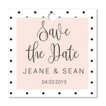 Romantic Save the Date Favor Tags - XOXOKristen