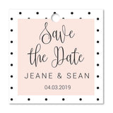 Romantic Save the Date Favor Tags - XOXOKristen