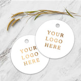Round Tag with Custom Logo for Branding & Packaging - XOXOKristen