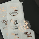 Round Thank you for Supporting my Small Business Sticker - XOXOKristen