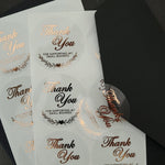 Round Thank you for Supporting my Small Business Sticker - XOXOKristen