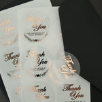 Round Thank you for Supporting my Small Business Sticker - XOXOKristen