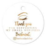 Round Thank you for Supporting my Small Business Tag - XOXOKristen