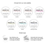 Round White Candle Labeling Sticker - XOXOKristen