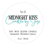 Round White Candle Labeling Sticker - XOXOKristen