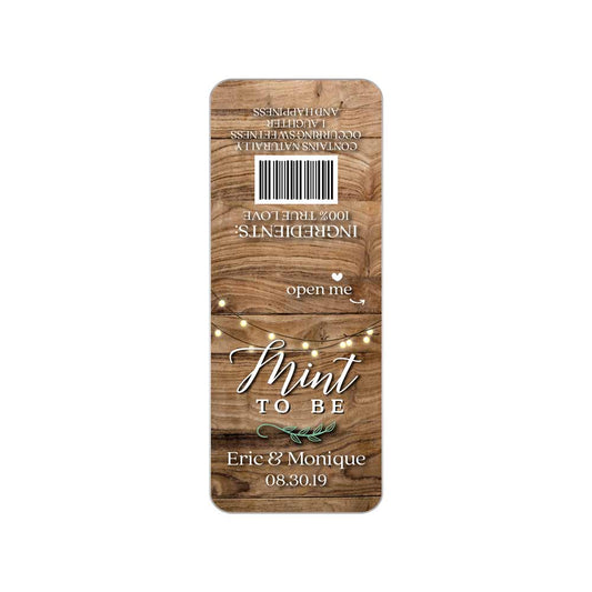 Rustic Wooden Labels for Tic Tac Mints - XOXOKristen