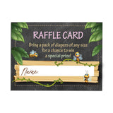 Safari Baby Shower Raffle Cards Set of 4 - XOXOKristen