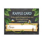 Safari Baby Shower Raffle Cards Set of 4 - XOXOKristen
