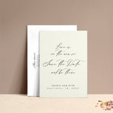 Save the Date Cards with Elegant Calligraphy Font - XOXOKristen