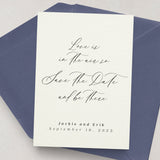 Save the Date Cards with Elegant Calligraphy Font - XOXOKristen