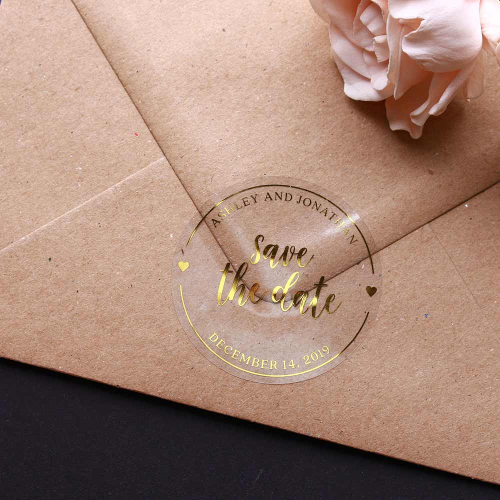 Save The Date Wedding Sticker - XOXOKristen