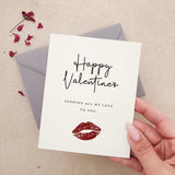 Sending all my love to you Valentine's Day Card - XOXOKristen