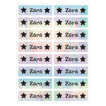 Set of 16 Holographic Name Labels - XOXOKristen