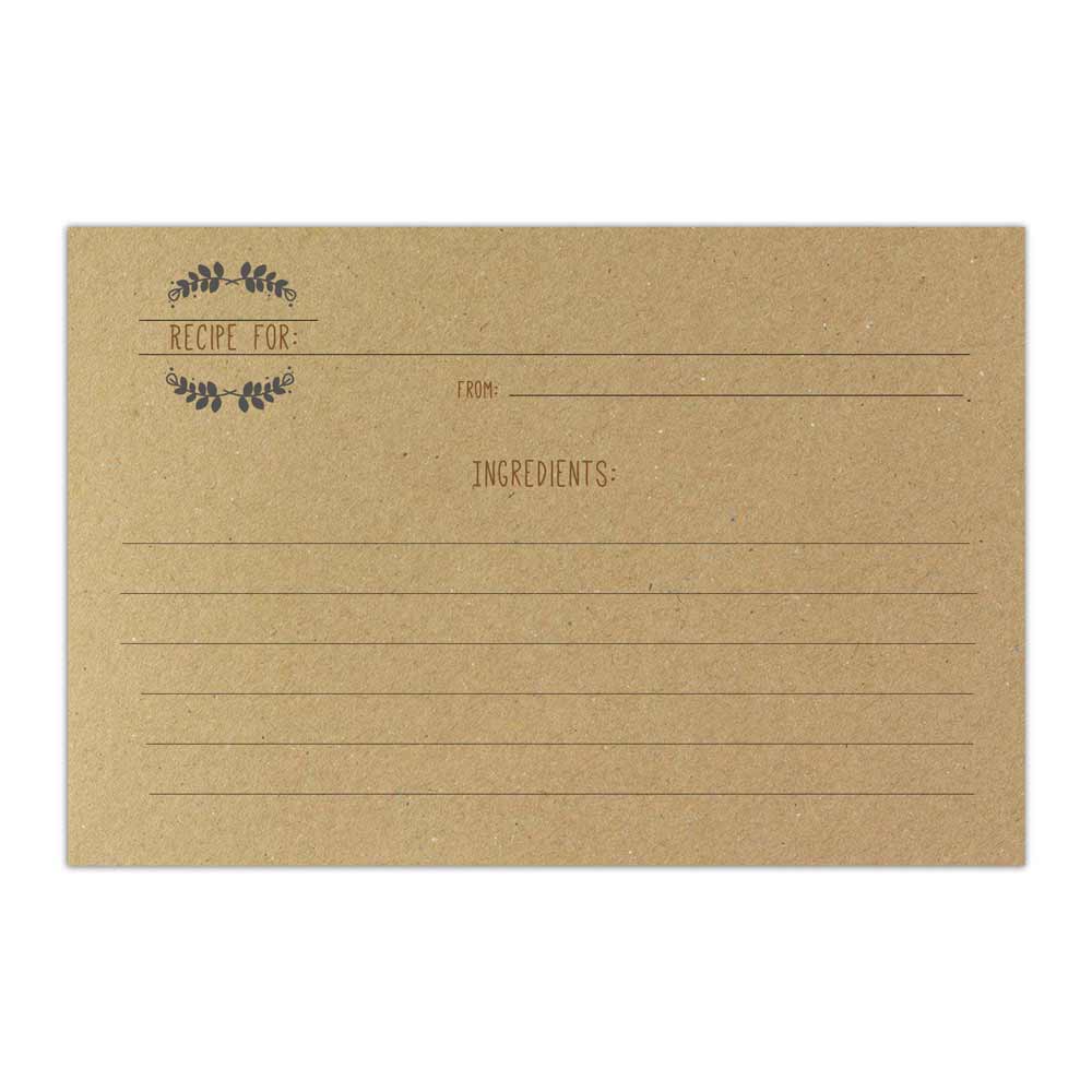 Set of 24 Craft Recipe Cards - XOXOKristen
