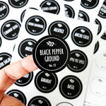 Set of Spice Jar Labels - XOXOKristen