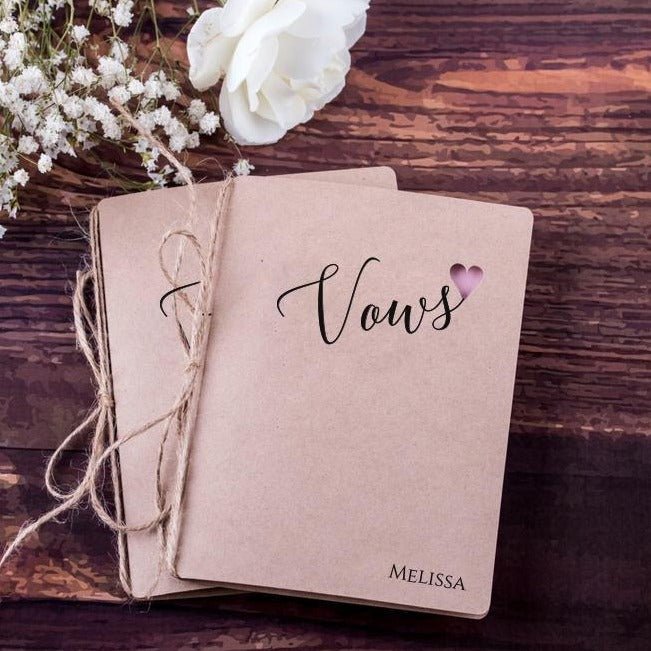 Set of Two Wedding Vows Books - XOXOKristen