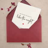 She walks in Beauty Valentines Day Card - XOXOKristen
