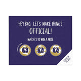 Silver Lottery Card Scratch - off Proposal Card - XOXOKristen
