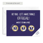 Silver Lottery Card Scratch - off Proposal Card - XOXOKristen