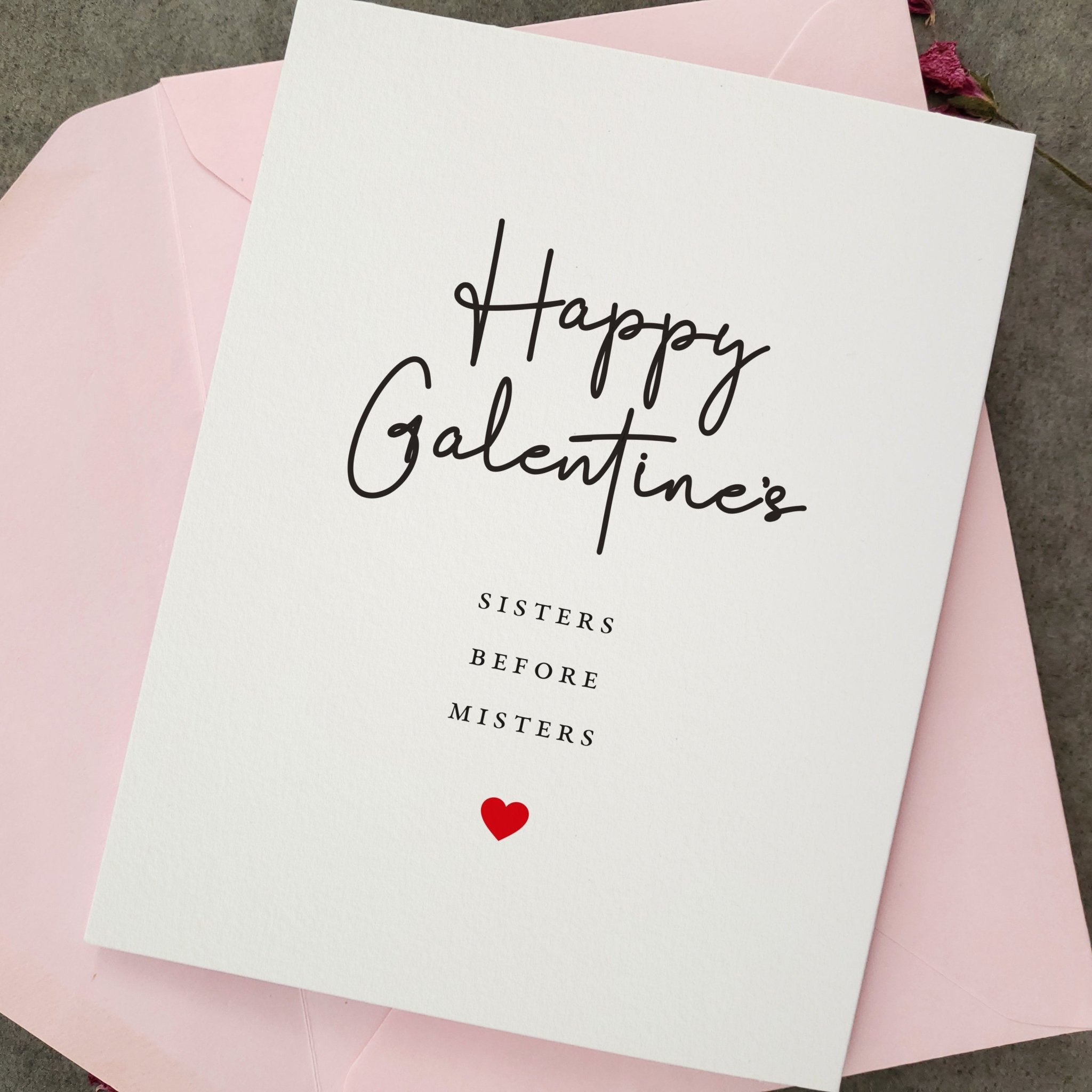 Sister Before Misters Galentines Card - XOXOKristen