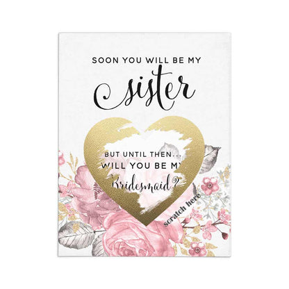 Sister's Scratch - off Proposal Card - XOXOKristen