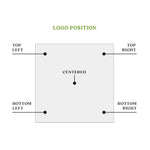Square Clear Custom Logo + Text Sticker for Branding & Product Labeling - XOXOKristen