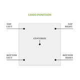 Square Clear Custom Logo + Text Sticker for Branding & Product Labeling - XOXOKristen