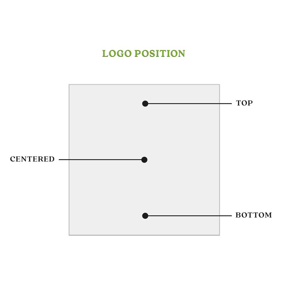 Square Clear Custom Logo + Text Sticker for Branding & Product Labeling - XOXOKristen